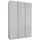 Drehtürenschrank Monaco 148,4 x 236 x 58 cm Weiß
