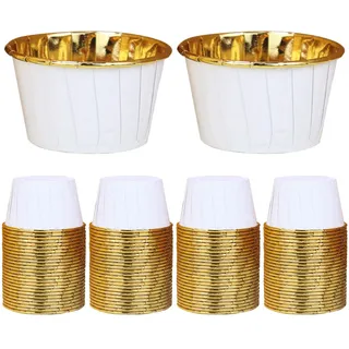 100 Stück Cupcake Förmchen - Muffinförmchen Papier, Muffin Backförmchen Papier, Cupcake Förmchen Weihnachten, Mini Muffins Papierförmchen für Geburtstag, Partys, Hochzeit, Weihnachtsfeier