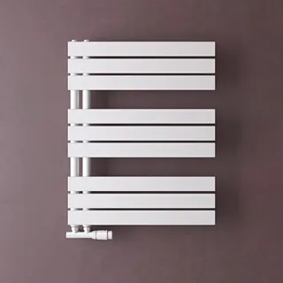 doporro Heizkörper Bad Handtuchheizkörper 76x60cm Badezimmer Badheizkörper Badheizung Handtuchtrockner Handtuchwärmer Seitenanschluss Weiß