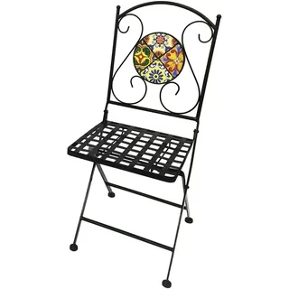 Mojawo Mosaik Klappstuhl 42 x 53 x 88 cm mehrfarbig