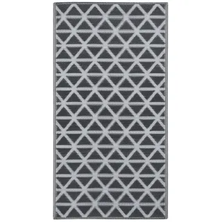 vidaXL Outdoor-Teppich Schwarz 120x180 cm PP