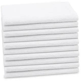 ZOLLNER Gästehandtuchset 40 x 60 cm weiß 10 St.