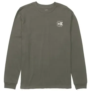 Salty Crew Call Sign Langarm-t-shirt - Dusty Olive - 2XL