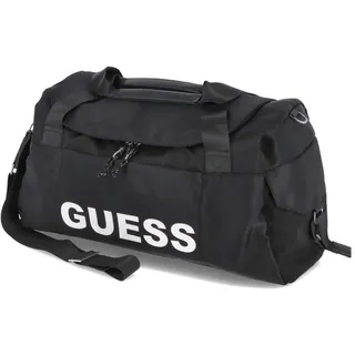 GUESS Duffle Bag Maxi Logo Black