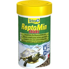 Tetra ReptoMin Sticks Schildkröten-Futter - ausgewogenes Hauptfutter für ausgewachsene Wasserschildkröten, 250 ml
