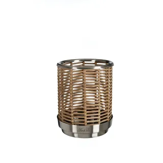 Fink Windlicht FLAVIO Edelstahl Beige