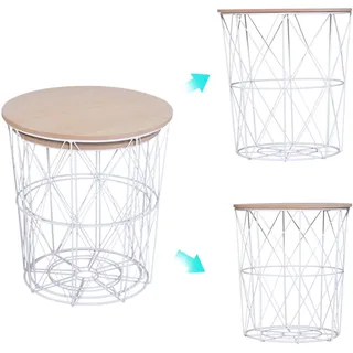 Homcom Beistelltisch MDF Metall