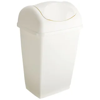 TONTARELLI Schwingdeckeleimer 50 l Weiß