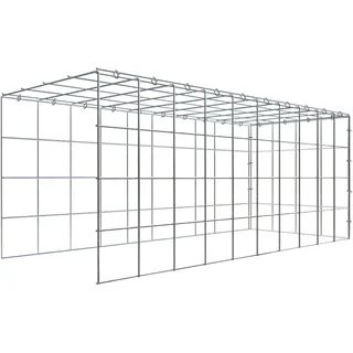 Gabiona C-Ring-Gabione-Anbaukorb Typ 4 40 x 100 x 40 cm Maschenw 10 x 10 cm