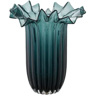 None Vase Dunkelgrün