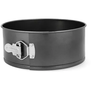 Quid Sweet Grey Springform aus lackiertem Stahl, 24 x 10 cm, Schwarz