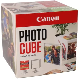 PP-201 13x13 cm Photo Cube Creative Pack White Green 40 Bl.