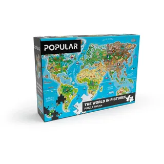 Puzzle - Weltkarte, 160 Teile - AN