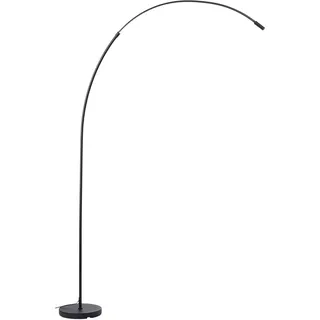 my home Bogenlampe »Melio«, 1 flammig, 179 cm, 1300 lm, 3000-6500 K, dimmbar, CCT, schwarz