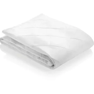 Woodek Matratzenschoner Luxury Bedding, Baumwolle, 140/200 cm , Weiß , Textil , Rechteckig , Oeko-Tex® Standard 100 , Schlafzimmer, Matratzen, Matratzenschoner & Matratzenzubehör
