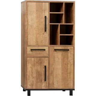 omg design Barschrank 110 x 200 x 45 cm Old Teak