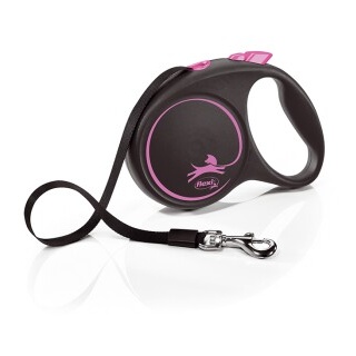 flexi Black Design L 5m, Gurt pink