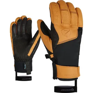 Ziener Skihandschuh GANZENBERG black tan - 9,0