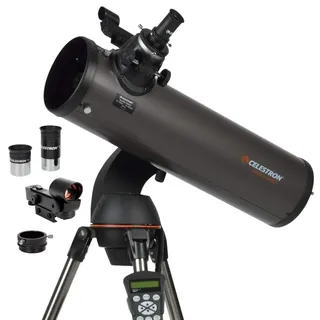 Celestron NexStar 130SLT Portable Computerised Newtonian Reflector Telescope, Grey