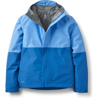 Rab Downpour Jacket Damen Bluebird/Dark Bluebird M
