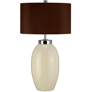 Tischlampe THALIE Creme Porzellan Ø34cm h:58cm Wohnzimmer Schlafzimmer lampe