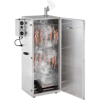 Royal Catering RC-FS1300 Räucherofen 147 L 8 Roste Smoker Räucherschrank Räucherofen Edelstahl