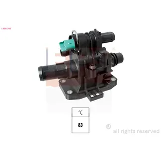 EPS Thermostat mit Dichtung für Ford Focus C Max Mazda 3 Citroën Xsara Picasso Peugeot 407 307 206 Fiesta Fusion C4 C5 Volvo S40 V50 C3 Berlingo /