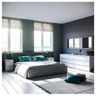 Vicco Kommode Ruben, Weiß, 40 x 54 cm