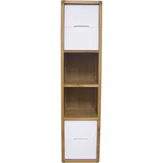 Teako Design Badschrank Annia Teakholz hängend 35x35x147 cm