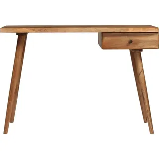 vidaXL Schreibtisch Akazienholz Massiv 110 x 50 x 76 cm - Braun