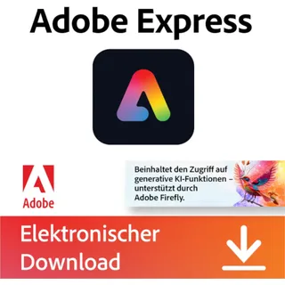 Adobe Express Premium 1 Jahreslizenz - [Multiplattform]