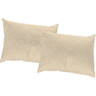 Dekokissen WIRTH "Telfort" Gr. 3, gold (goldfarben, gemustert), B:40cm L:60cm, Obermaterial: 100% Polyester, Dekokissen_Sitzkissen_Kissenhüllen, Dekokissen
