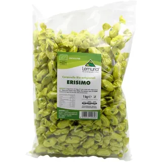 Lemuria – Handgemachte Bio-SÜßIGKEITEN mit ERISIMO – Nützlich für das Wohlbefinden von Hals und Stimme, glutenfrei und zuckerfrei – 1 kg