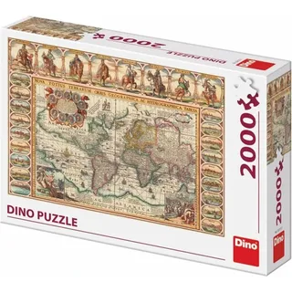 Dino Antike Weltkarte - 2000 Teile