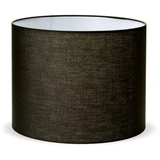 ORION LIGHTSTYLE Lampenschirm Ø 40 cm Stoff Höhe 30 cm rund E27 Schwarz