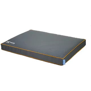 LUBEN Xtreme Rechteckiges Bett, wasserdicht, Grau, M, Schwarz