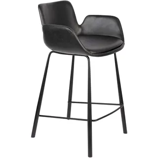 Zuiver Britt LL Barhocker Stahl/PU-Leder
