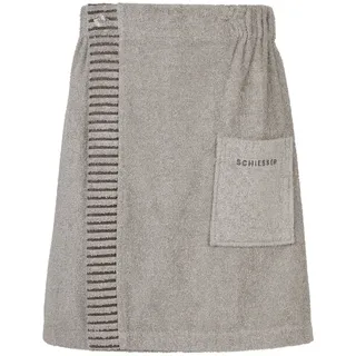 SCHIESSER Rom Saunakilt 50 x 150 cm grau