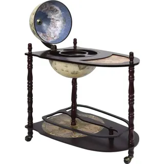 Globus-Bartisch Eukalyptusholz Grün Freistehend - Grün