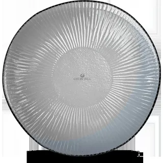 Churchill Super Vitrified Bambus Dämmerung Runde Glasplatte 22,5 cm, 6 Stück