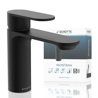 Schütte MONTANA Waschtischarmatur Schwarz