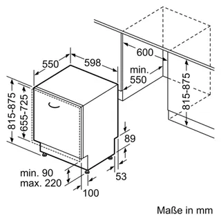 Bosch Serie 6 SMV6ZCX16E Einbau-Geschirrspüler (vollintegrierbar, 598 mm)