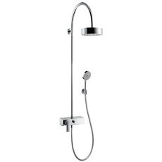 Bild Showerpipe mit Einhebelmischer und 1jet Kopfbrause DN15 (39620000)