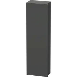 Duravit DuraStyle Hochschrank 1218, eine Tür, Anschlag links, Höhe: 1400mm, Tiefe: 240mm, DS1218L4949, Farbe: Graphit Matt Dekor