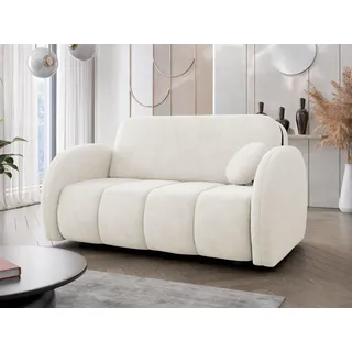 Mirjan24 Schlafcouch 2-Sitzer Creme