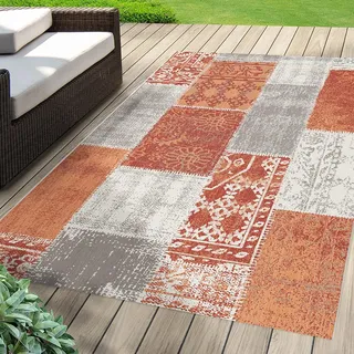 Karat Outdoorteppich Cotton Rot