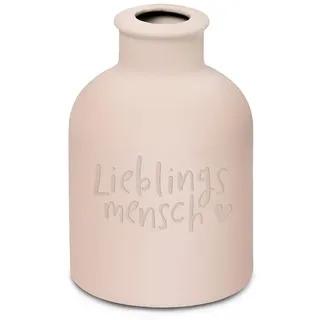 Grafik  Werkstatt | Vase Lieblingsmensch, Rosa