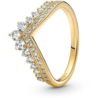 Pandora SHINE Ring Timeless "Prinzessinnen Wünsche" 14k gelbvergoldet, Zirkonia 167736C01 56