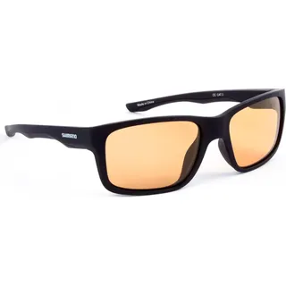 Shimano Fishing Shimano Sonnenbrille Matte Black - Yellow Brille Polbrille Angelbrille / Transparent