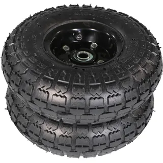 Luftreifen Bollerwagen 4.10/3.50-4, 16 mm Achse, 200 kg 2er-Set